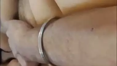 Boob squeezing and pussy rubbing of desi nude milf