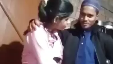 Indian Muslim cousins foreplay sex at home MMS