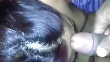 Bhabhi face fill with cum