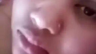 Chubby Bangladeshi girl showing on video call
