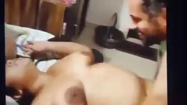 Mallu aunty with uncle in threesome wife sharing sex