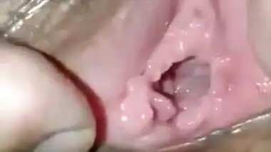 Playing with desi shy hot girl pussy