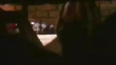 Neighbor teen dressing up after bath